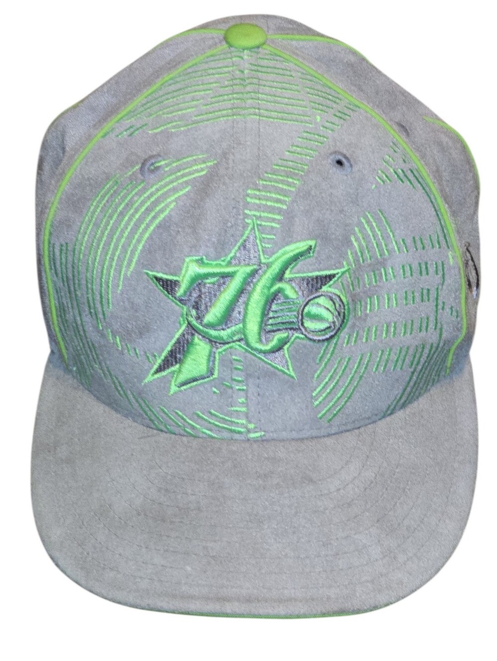 UNK Philadelphia Sixers 76ers Cap Fitted 7 3/4 Hat Suede